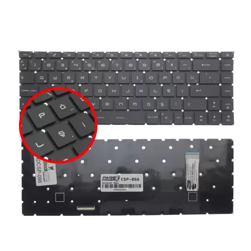 Msı Modern 15 Ms-1551 Klavye Işıklı (Siyah TR)