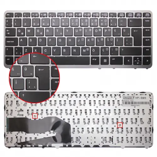 Hp Zbook 15u G1, G2 Notebook Klavye (Siyah TR)