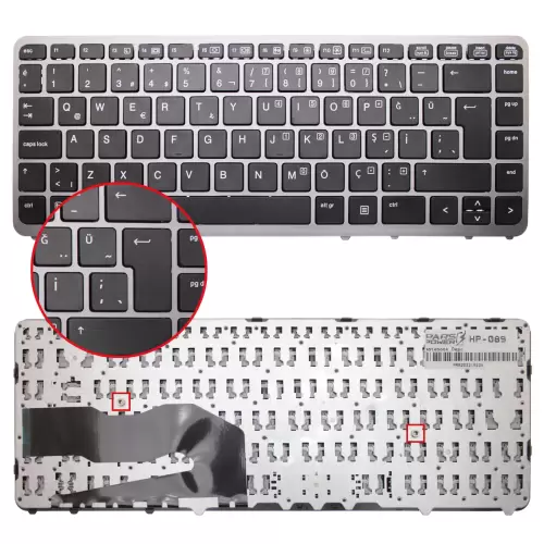 HP ZBook 15u G2 (J9A13EA) Notebook Klavye (Siyah TR)