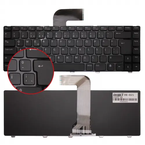 Dell 032J3M, 065JY3, 09DTC7, 09HRP9 Notebook Klavye (Siyah TR)
