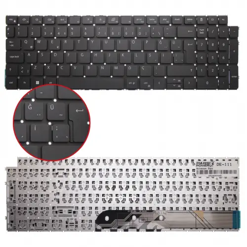 Dell inspiron 15 7510 INS7510TGL013HS Klavye (Siyah TR)