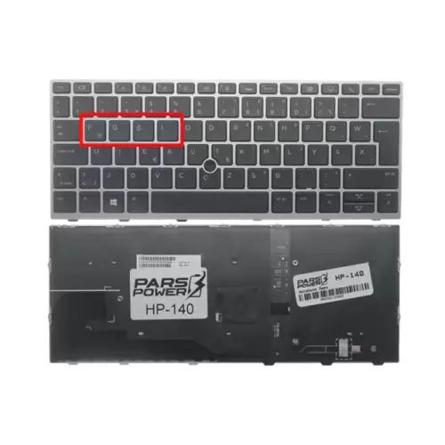 HP Elitebook 830 G5, 735 G5, 730 G5 Klavye Işıklı (Siyah TR)