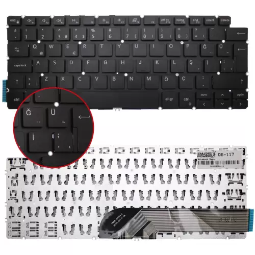 Dell Inspiron 7491 Uyumlu Klavye (Siyah TR)