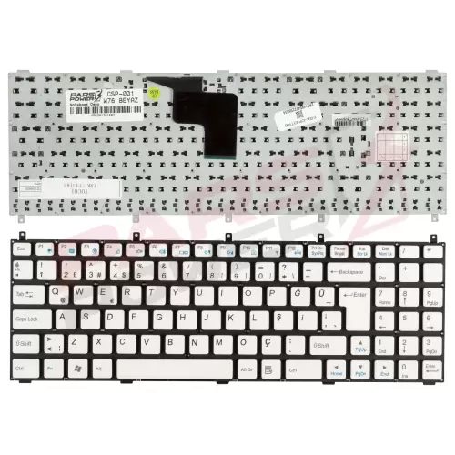 Exper NR23B Notebook Klavye (Beyaz TR)