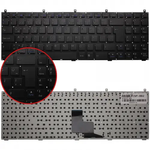 Exper NR23B Notebook Klavye (Siyah TR)