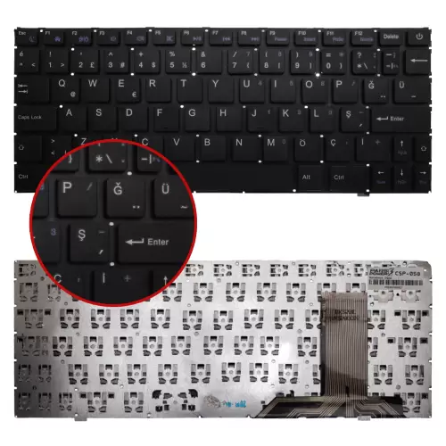 Hometech Alfa 110A Intel Atom Z3735F Klavye (Siyah TR)