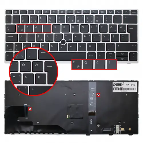 HP-140 Klavye Işıklı (Siyah TR)