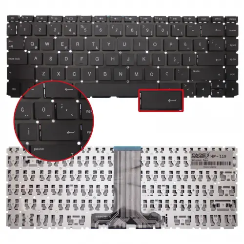 Notebook Klavye HP-119