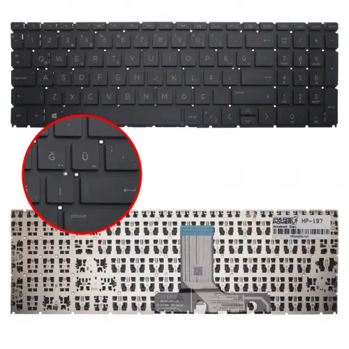 HP-197 Klavye (Siyah TR)