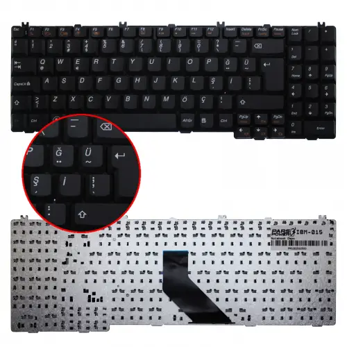 Lenovo 20023 Notebook Klavye (Siyah TR)