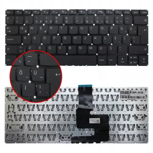 Lenovo 9Z.NDSSN.001, 9Z.NDSSN.00T Notebook Klavye (Siyah TR)
