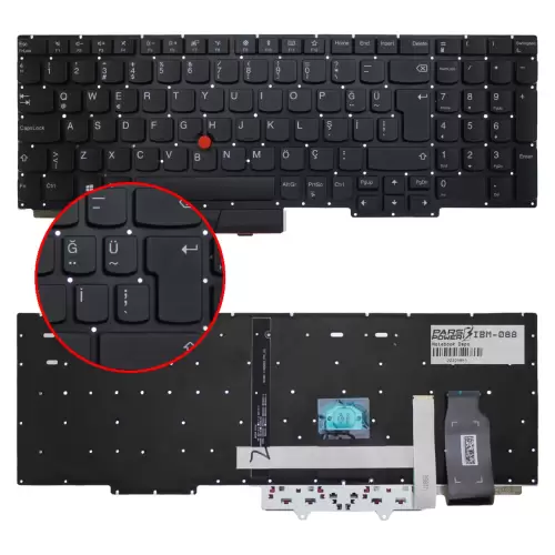 Lenovo ThinkPad E15 Gen 2 20TD004DTX Klavye Işıklı (Siyah TR)