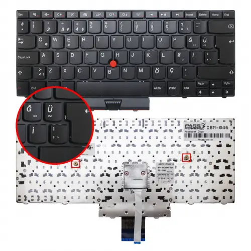 Lenovo 60Y9403 Notebook Klavye (Siyah TR)