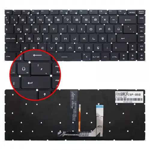 Msi NSK-FDABN Klavye Işıklı (Siyah TR)