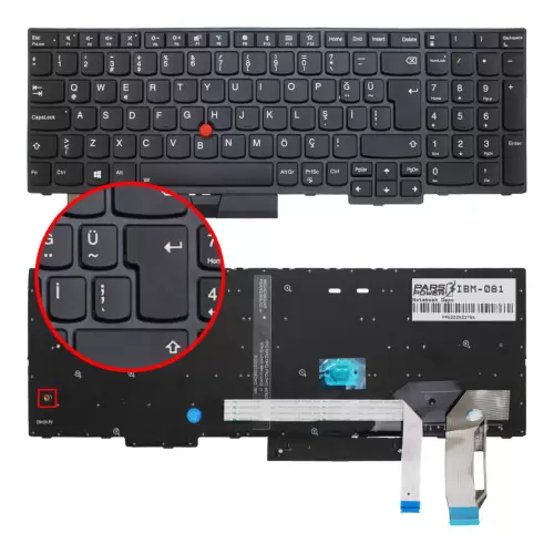 Lenovo ThinkPad 20NF0020TX, 20Q7001FTX Klavye Işıklı (Siyah TR)