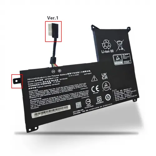 Gigabyte G5 KF5-H3EE354KD Notebook Batarya - Pil