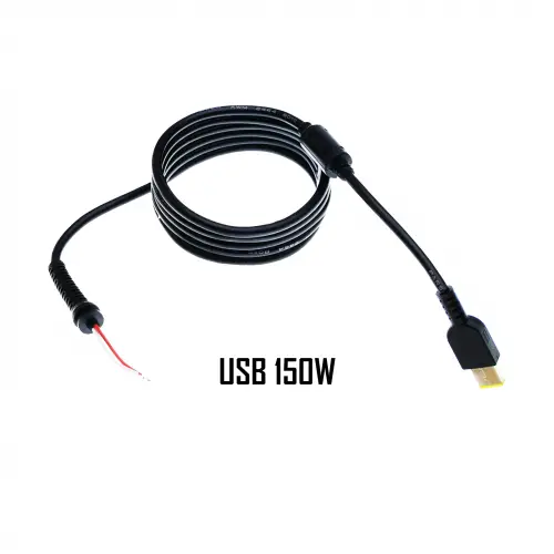 Lenovo Usb Uç 135W, 150W, 170W  Yüksek Amper Notebook - Laptop Adaptör Tamir Kablosu (Pars Power)