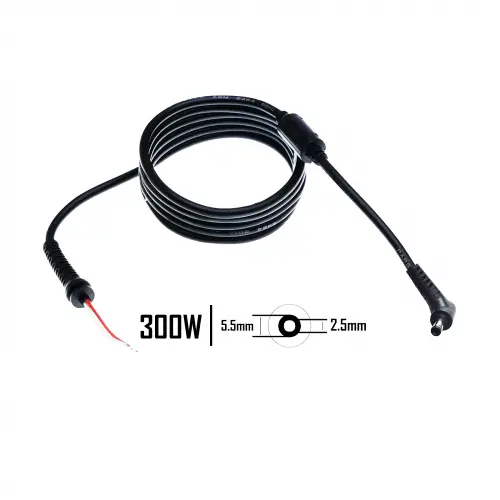 Standart Uç 230W - 300W 5.5X2.5mm Yüksek Amper Notebook - Laptop Adaptör Tamir Kablosu