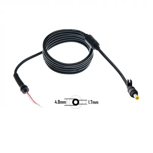 HP 4.8x1.7mm Sarı Uç Notebook - Laptop Adaptör Tamir Kablosu (Pars Power)