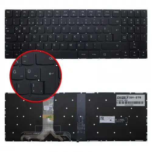 Lenovo Legion Y540-17IRH-PG0 81T3000RTX Klavye Işıklı (Siyah TR)