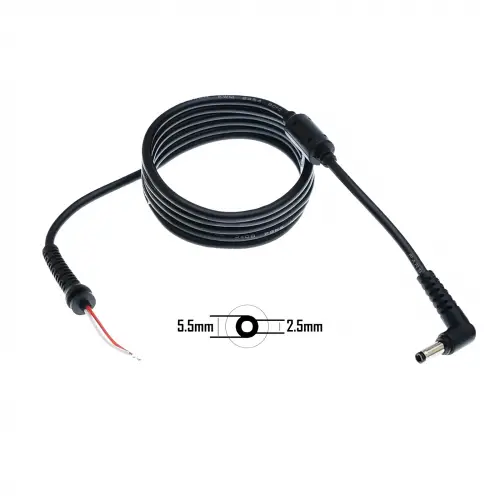 Standart 5.5x2.5mm Notebook - Laptop Adaptör Tamir Kablosu (Pars Power)
