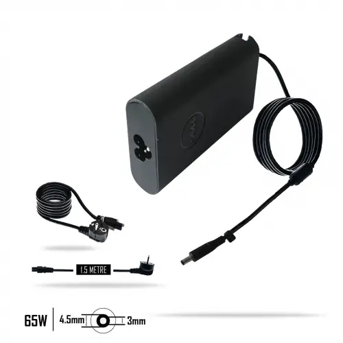 Dell Inspiron 4.5x3.0 65W Adaptör Şarj Aleti-Cihazı