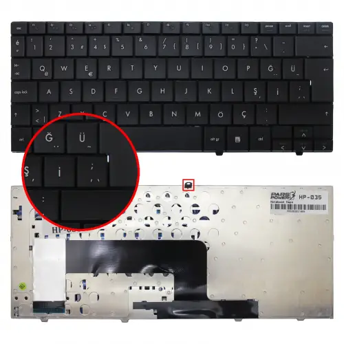 Hp V100226CK1 TR Notebook Klavye (Siyah TR)