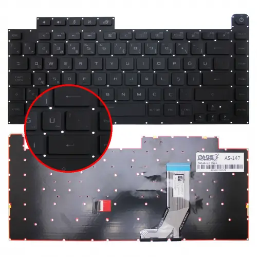 Asus ROG Strix G V184262BE1 TR Klavye Işıklı (Siyah TR)