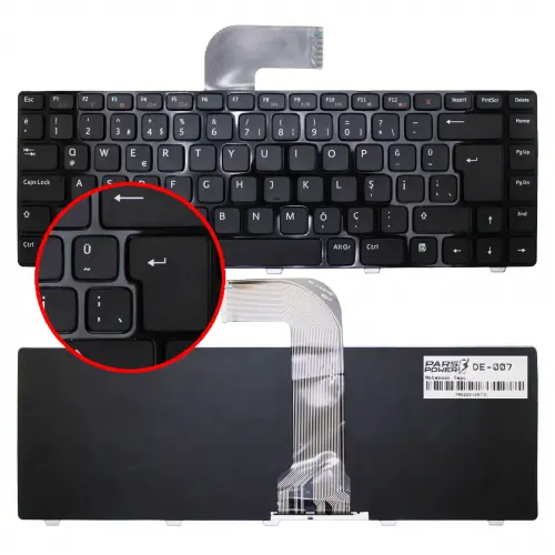 Dell Inspiron 14V N5030, 15R-M5030 Notebook Klavye (Siyah TR)