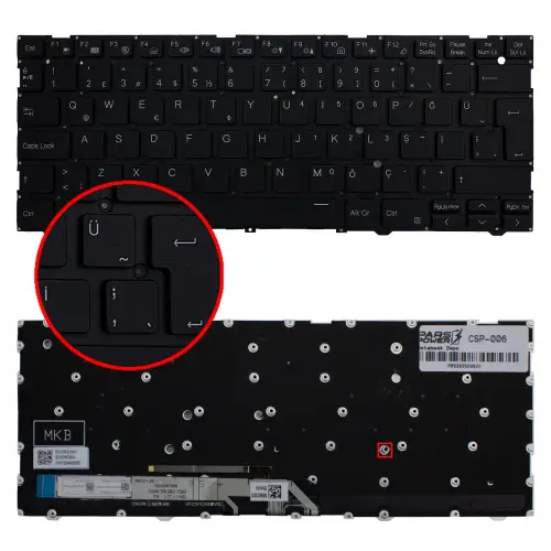 Casper Nirvana 6-80-NV400-25A-1 Klavye Işıklı (Siyah TR)