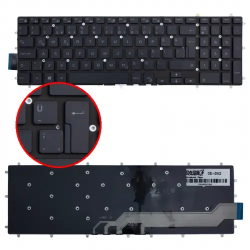 Dell inspiron P35E001, P35E002 Notebook Klavye (Siyah TR)
