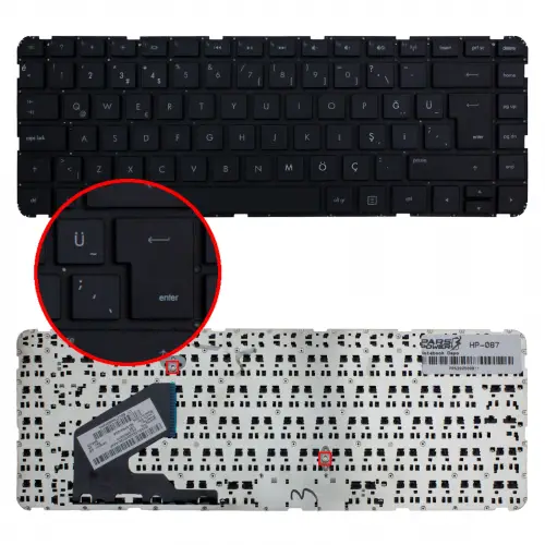 Hp U33, AEU33U00010, AEU33U00110 Notebook Klavye (Siyah TR)