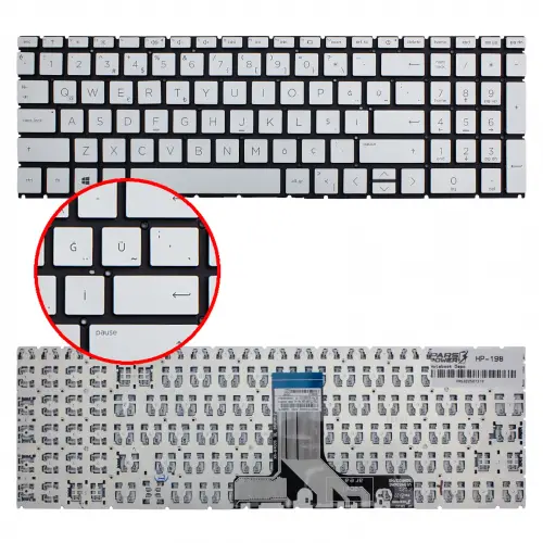 HP-198 Klavye (Gümüş TR)