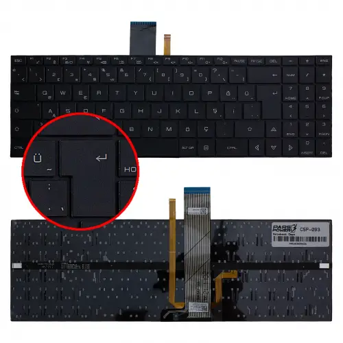 Monster Tulpar T7 V21.1.3 Klavye Işıklı (Siyah TR)