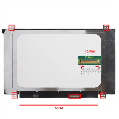 Hp EliteBook 840 G6 (1Q5P6ES) Dokunmatik + Led Ekran Set