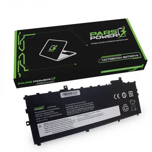 Lenovo ThinkPad X1 Carbon 01AV429, 01AV430 Batarya - Pil (Pars Power)