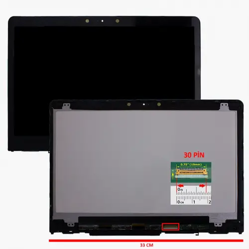 HP Pavilion x360 14-ba101nt (2PM13EA) 2si 1 Arada Dokunmatik + Led Ekran Panel Set