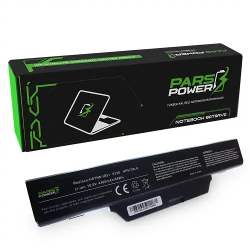 HP 550, 610, 615, 6720S, 6730S, 6735S, 6820S, 6830S Serisi Notebook Batarya - Pil (Pars Power)