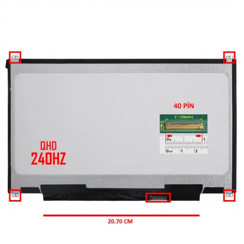 Lenovo U31-70 Serisi Uyumlu Notebook Led Ekran