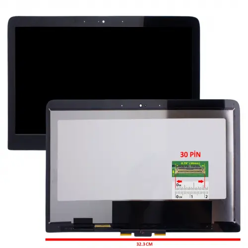 Hp 790188-442, 029A0D302A Uyumlu Dokunmatik - Led Ekran Set