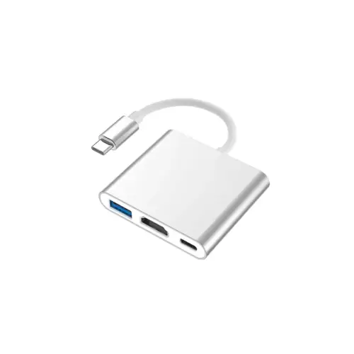 Steep Solid 3in1 Type-C To Hdmi, Usb 3.0 + USB-C Dönüştürücü - Çevirici