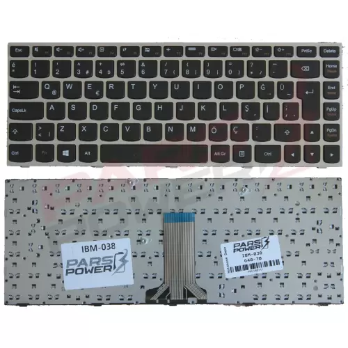 Lenovo İdeaPad G40-70, G40-80, G41-35 Notebook Klavye (Siyah TR)