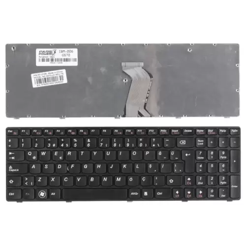 Lenovo 25012186 Notebook Klavye (Siyah TR)