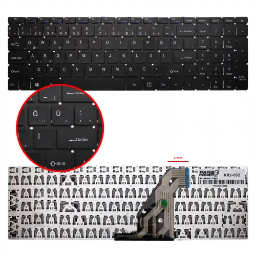 Hometech Alfa 500 Klavye (Siyah TR)