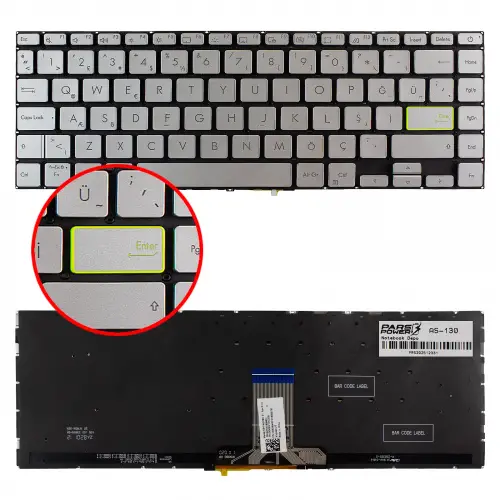 Asus VivoBook 14 K413EA-EK1730 Klavye Işıklı (Gümüş TR)