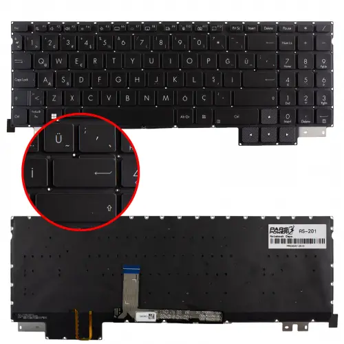 Asus ProArt Studiobook Pro 16 OLED W7600 Serisi Klavye Işıklı (Siyah TR)