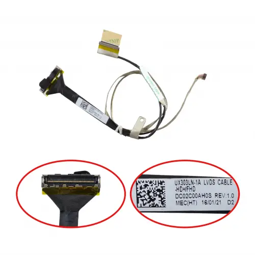Asus ZenBook UX303UB-R4080T Lcd - Ekran Data Flex Kablosu