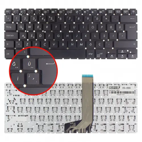 Asus X405UQ-BV240T Notebook Klavye (Siyah TR)