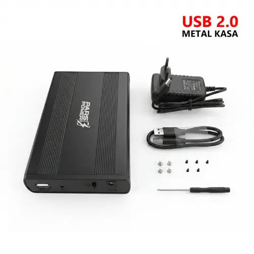 3.5 Sata 2.0 Harici HDD Usb External Metal Harddisk Kutusu HDD35SATA