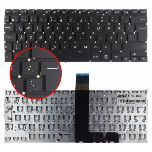 Asus VivoBook X200CA-1B, 0KNB0-1123TU00 Klavye (Siyah TR)